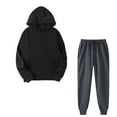 thumbnail image 1 of TAGOLD Womens Two Piece Outfits Sets,Women's Fashion Fall Winter Outfits Sports Tracksuits Long Sleeve Pullover Hoodies Pants Suit, 1 of 4