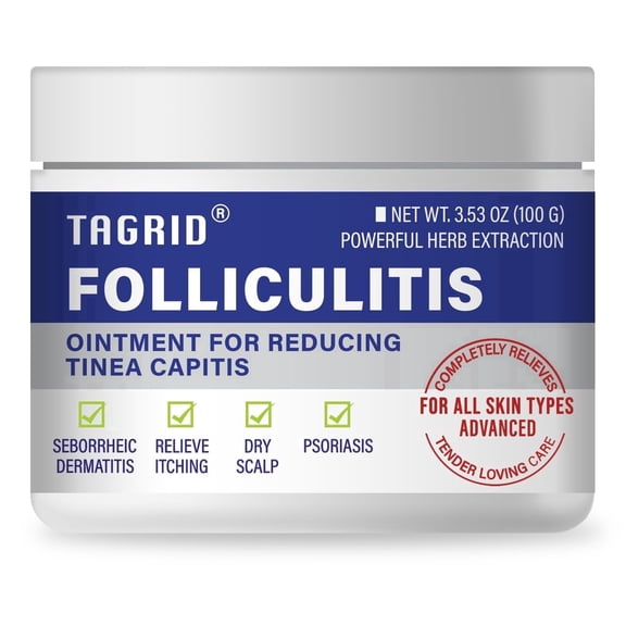 TAGRID Folliculitis Relief Cream & Soap Duo Ingrown Hair, Redness & Irritation Relief 100g