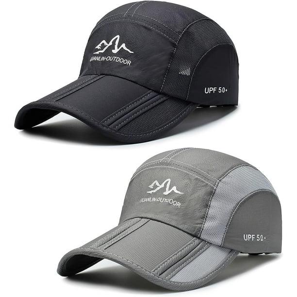 Foldable running cap top