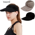thumbnail image 1 of TAGVO 2 Pack Wide Brim Visor Hat for Women, Quick Dry Flexfit Sun Hat Wicking Beach Sunhat Adjustable Sports Caps UPF50+ Protection for Outdoors, 1 of 8
