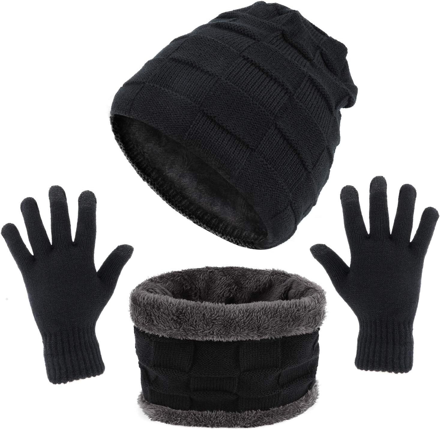 Set Invernale TAGVO - Berretto, Sciarpa E Guanti Touch Screen, Caldo E Morbido - Foto 7