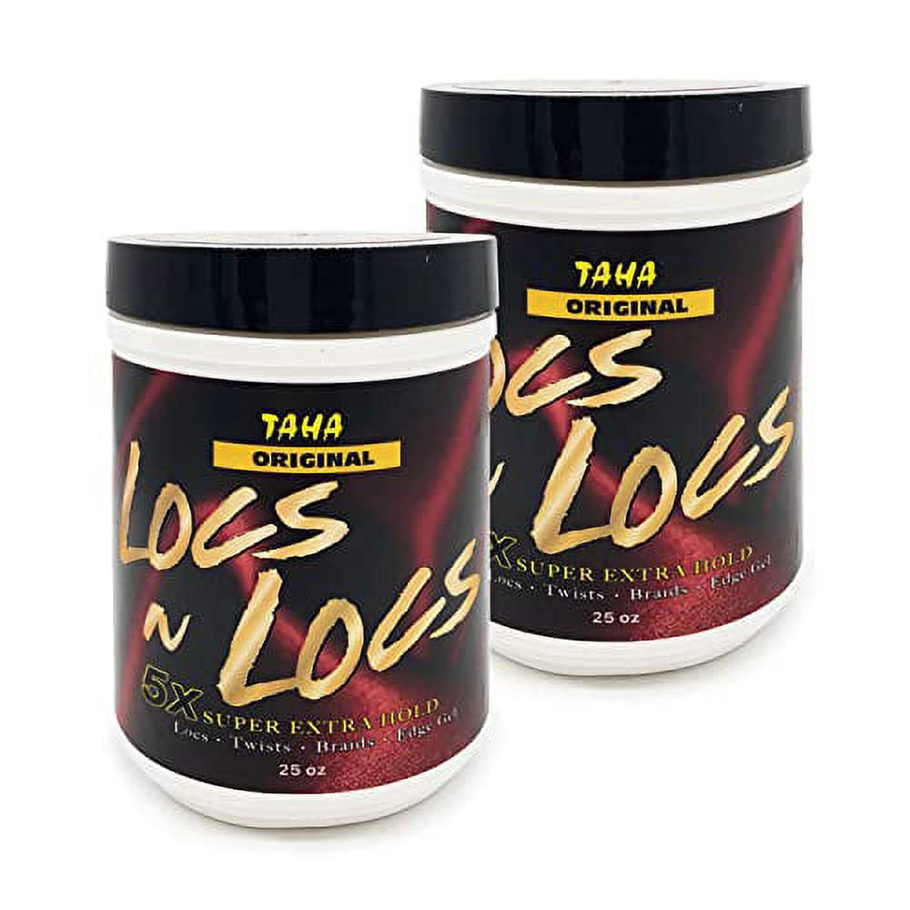 TAHA Locs & Locs Gel 5X Super Extra Hold, Natural & NonDamaging for