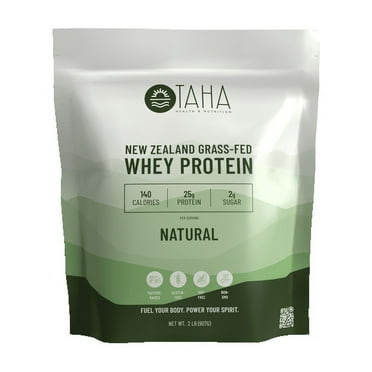 TAHA Whey Protein - Natural/Unflavored, 2LB Pouch