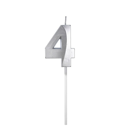 TAIAOJING 0-9 3D Birthday Candles Extended Big Number Candle Multicolor Design Cake Topper Decoration For Any Celebration