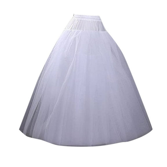 TAIAOJING A Line Petticoat For Wedding Dress Off Shoulder Prom Gown Women Underskirt For Bridal Dresses
