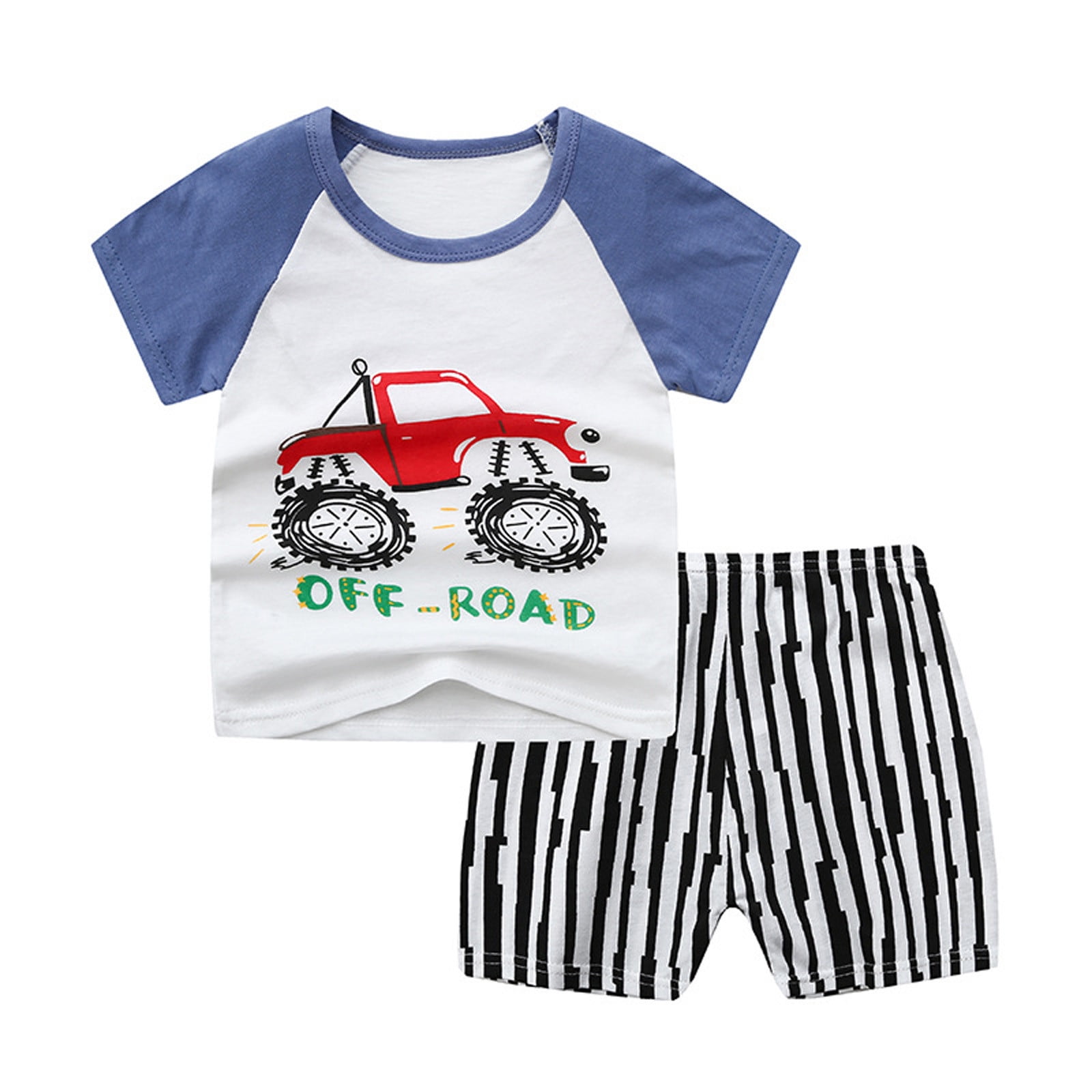 TAIAOJING Baby Boy Clothes Outfits Girl CottonPrinted TopCasual2PC Set