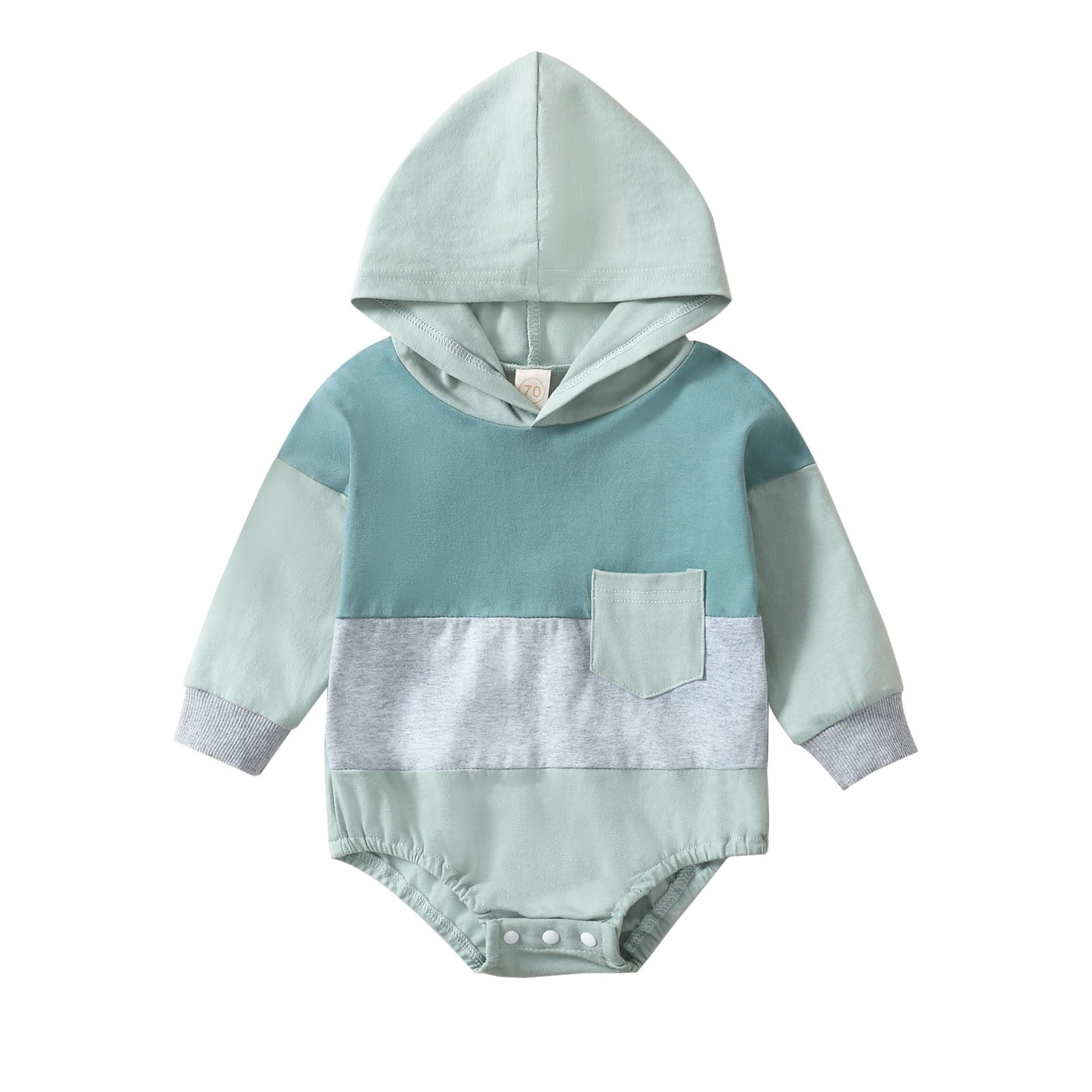 TAIAOJING Baby Boy Girl Fall Clothes Boys Girls Long Sleeve Patchwork