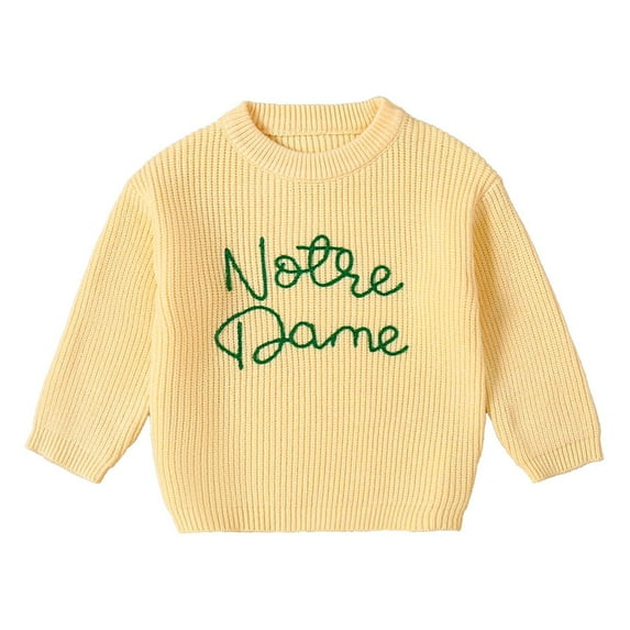 TAIAOJING Baby Boy Girl Outfits Sets Toddler Sport Sweatshirt Knitwear Fall Pullover Tops Holiday 3-4Y