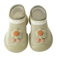 thumbnail image 1 of TAIAOJING Baby Boy Girls Sock Shoes First Walkers Cute Cartoon Antislip Wearproof Crib Prewalker Sneaker, 1 of 4