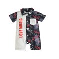 thumbnail image 1 of TAIAOJING Baby Boys Girls Romper Cartoon Boys Girls Short Sleeve Letter Prints Romper Jumpsuit Clothes, 1 of 6