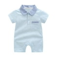 thumbnail image 1 of TAIAOJING Baby Boys Girls Romper Cartoon Girls And Boys Short Sleeve Born To Crawl Off Roading Cute Bodysuit Romper, 1 of 9