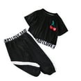thumbnail image 1 of TAIAOJING Baby Girl Clothes Cotton Letter Print Casual 2PC Set Fall Outfits 2-3 Years, 1 of 3