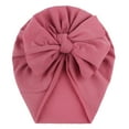 thumbnail image 1 of TAIAOJING Baby Girl Hat Turbans Headwraps Headwear Toddler Girls Bow Boys Hat Solid Kids Knotted Accessories Baby Baby Care, 1 of 2