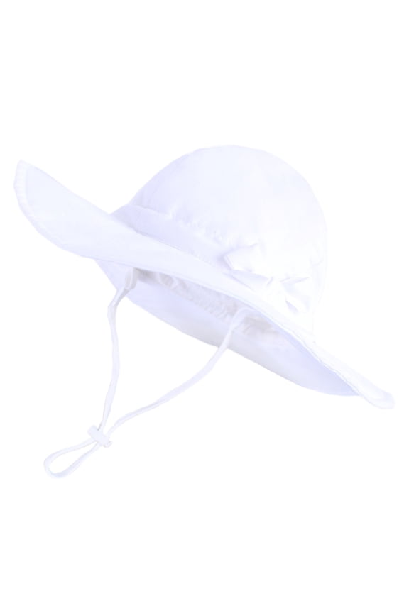 Baby Girl Sun Hat With Sunscreen Outdoor Adjustable Toddler Beach Hat With Wide Brim Bucket Hats For Kids Trendy 1-2Y