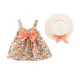 thumbnail image 1 of TAIAOJING Baby Girls Dresses Kids Clothes Summer Toddler Floral Ruched Sleeveless Girls Dress Classic 3-12M, 1 of 3