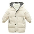 thumbnail image 1 of TAIAOJING Baby Girls' Hooded Jacket Toddler Kids Winter Thick Warm Parkas Windproof Outwear Windbreaker Coat 2-3 Years, 1 of 7