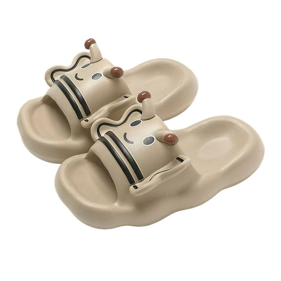 TAIAOJING Baby Slippers For Kids Outdoor Soft Comfortable Summer Sandals For Girls Boys Ages 3-12 Lightweight Breathable Toddler Footwear Relaxed Fit 170