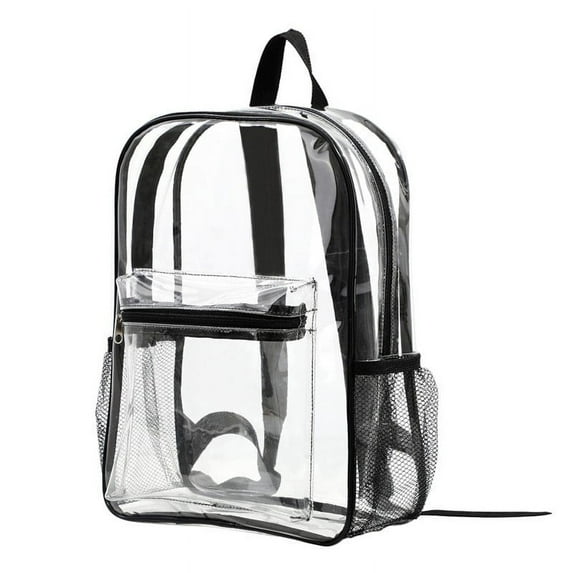 TAIAOJING Backpack Clear Transparent See Through Bookbag For School Backpacks