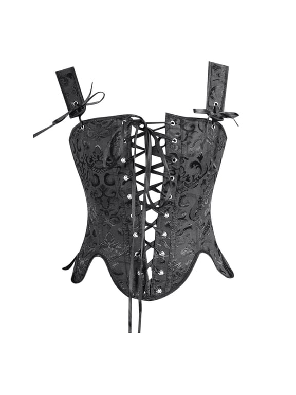 Band Fishbone Jacquard Petal Corset Shapewear Waist Bodice