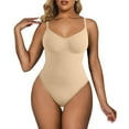 thumbnail image 1 of TAIAOJING Bodysuit for Women Tummy Control Shapewear Seamless Bodysuit Belly Lifting Plus Size Thong Briefs Suspenders Tight Corset Bodysuit Body Shaper, 1 of 7