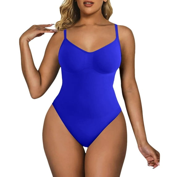 TAIAOJING Bodysuit for Women Tummy Control Shapewear Seamless Bodysuit Belly Lifting Plus Size Thong Briefs Suspenders Tight Corset Bodysuit Body Shaper