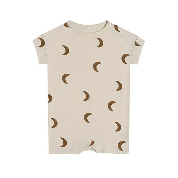TAIAOJING Born To Crawl Off Roading Cute Infant Bodysuit Baby Romper Short Sleeve For 6-9 Months
