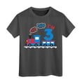 thumbnail image 1 of TAIAOJING Boy Eye-Catching T-Shirts Cartoon Train Printed Short Sleeve O-Neck Stylish Tshirts Casual Top For Toddler To Teenager Kids Durable Playsuit Sunsuit Clothes, 1 of 4