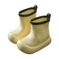 thumbnail image 1 of TAIAOJING Boys Boots For Outdoor Rainy Day Activities Comfortable Short Ankle Booties For Kids Age 1-9 Year Round Durable Sole Lightweight Toddler Hiking Shoes Soft 1-2, 1 of 5