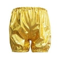 thumbnail image 1 of TAIAOJING Boys Girls Metallic Shorts Shiny Dance Hot Pants Sparkly Athletic Shorts 80s Outfits Pants For Kids, 1 of 4