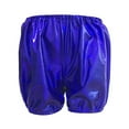 thumbnail image 1 of TAIAOJING Boys Girls Metallic Shorts Shiny Dance Hot Pants Sparkly Athletic Shorts 80s Outfits Pants For Kids, 1 of 4