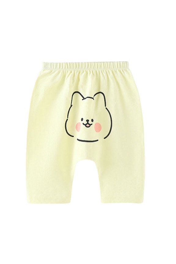 Boys Pants Soft Breathable Hollow Baby Pants For Indoor Wear Comfortable Elastic Waist Casual Play Clothes For Toddlers Age 3-Months To 4 Years Soft 18-24M