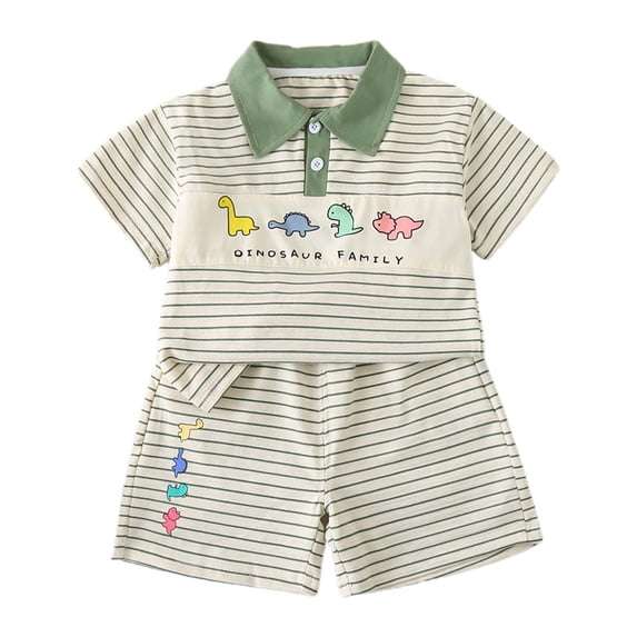 TAIAOJING Boys Summer Outfits Sets Casual Toddler Clothes For 1-6 Years Old Boho 3-4