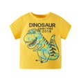 thumbnail image 1 of TAIAOJING Boys T-Shirt Dinosaur Print Short Sleeve Tee For Toddler Kids Summer Casual Wear Breathable O-Neck Tops For Boys Age Cozy 3-4Y, 1 of 2