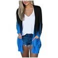 thumbnail image 1 of TAIAOJING Cardigans for Women Loose Casual Long Sleeved Open Front Breathable Cardigan Jacket with Pockets, 1 of 7