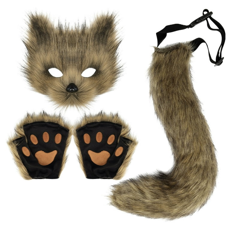 Deluxe Cat Mask, Collar and Tail Set Deluxe Cat Mask, Collar and Tail Set