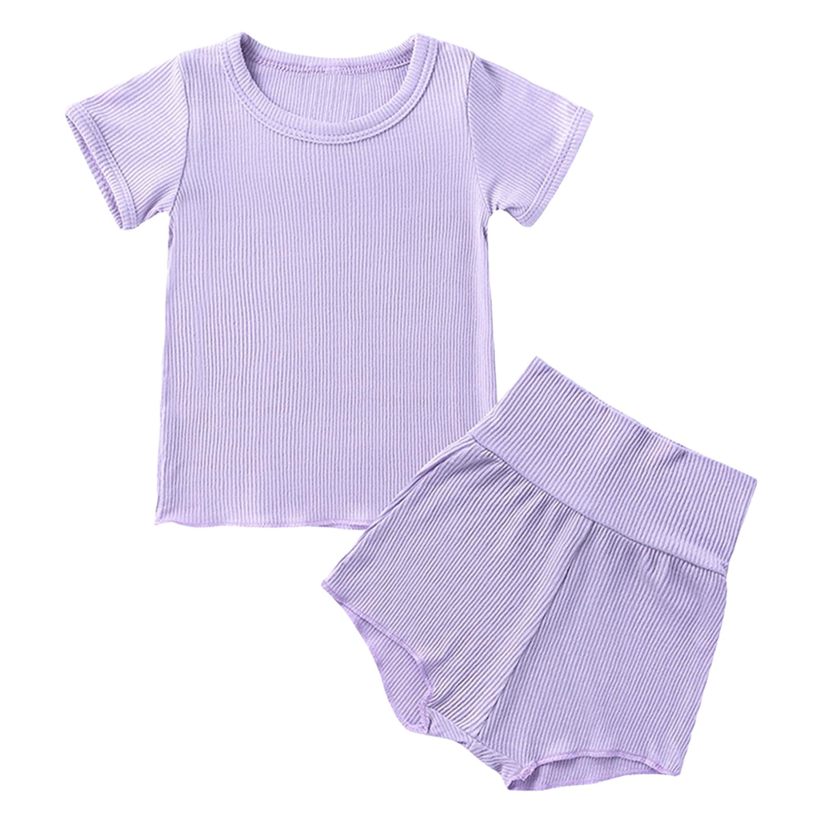 TAIAOJING Children's Pajamas Pure Cotton Skin Friendly Middle And Young Children's Top Baby Clogs Household Clothing Set For 3-4 Years
