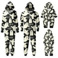 thumbnail image 1 of TAIAOJING Family Matching Onesie Baby Cute Ghost Hooded Zipper Comfy Jumpsuit Romper Jumpsuit Family Home Loungewear Matching Pajamas 6-9 Months, 1 of 5