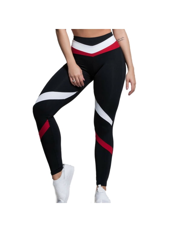 Flare Leggings for Women Mixed Color Printed Stretch Yoga Pants Dance Pants High Waist Leggings