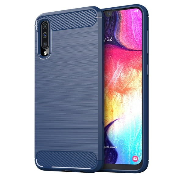 TAIAOJING For Samsung Galaxy A50 Case Brushed Texture Shockproof Phone Case 6.4 Inch