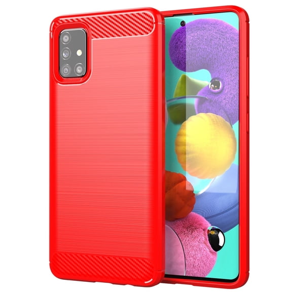 TAIAOJING For Samsung Galaxy A51 Phone Case Brushed Texture Shockproof Phone Case 6.5 Inch