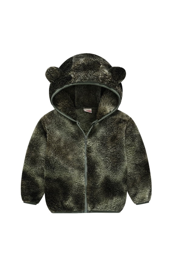 Girl Boy Fall Spring Jacket Lightweight Boys Outwear Zipper Toddler Warm Prints Kids Hooded Thick Coat Baby Girls Girls Coat Hooded Outwear 4-5 Years
