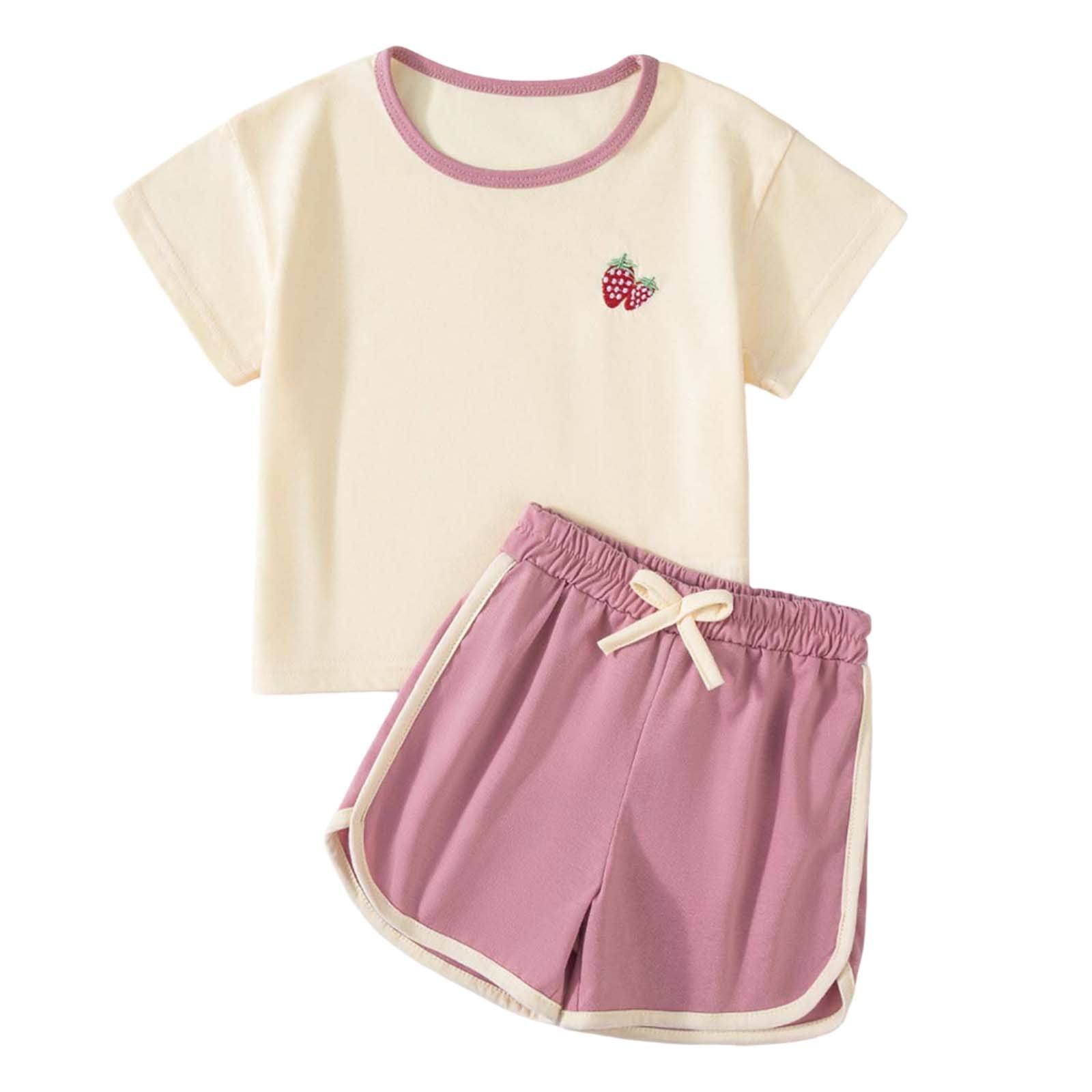 Toddler USA T-Shirt and Shorts Set (1-5y) - Beige main image 1