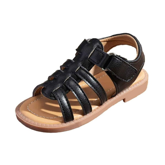 TAIAOJING Girls Sandals Toddlers Kids Breathable Lightweight Casual Outdoor Play Shoes For Everyday Wear Ages 1-7 Years Comfortable Summer Spring Fall Footwear Relaxed Fit 3-3.5Y