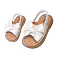 thumbnail image 1 of TAIAOJING Girls Sandals Toddlers Kids Comfortable Outdoor Summer Beach Shoes With Sole For Ages 12 Months To 7 Years Trendy 2-2.5Y, 1 of 4
