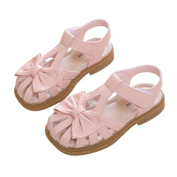 TAIAOJING Girls Sandals Toddlers Kids Comfortable Outdoor Summer Footwear With Flexible Design For Ages 12 Months To-14 Years Lovely 13-14Y