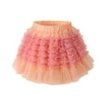 thumbnail image 1 of TAIAOJING Girls Skirts Toddler Baby Casual Party Layered Tutu Dress For 12 Months To 7 Years Soft Stretchy Waist Comfortable Everyday Wear Breathable 6-7Y, 1 of 9