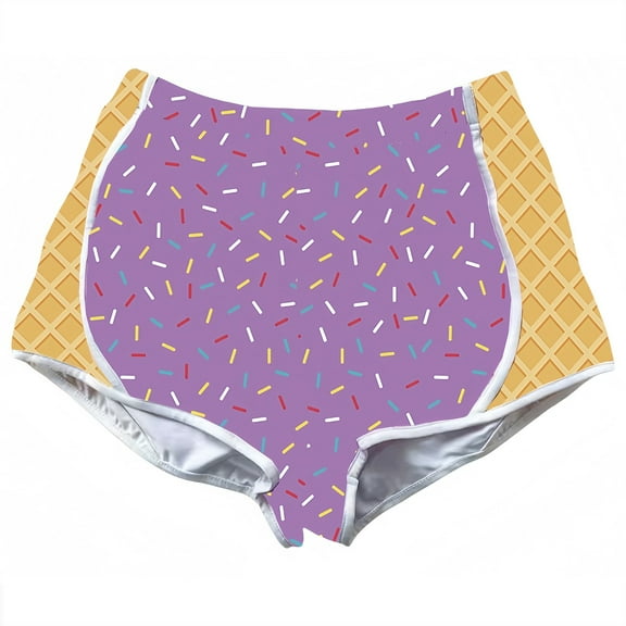 TAIAOJING Girls Summer Shorts For Toddlers Kids 2-10 Years Old Casual Elastic Waist Outfits Sets Soft Comfortable Ice 3D Design Breathable Daily Wear Birthday 2-3Y