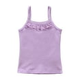 thumbnail image 1 of TAIAOJING Girls Tank Top Summer Cute Sleeveless Shirts Summer Thin Baby And Children Base Children's Underwear Little Sweatshirt White 18-24 Months, 1 of 3