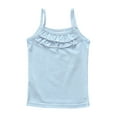 thumbnail image 1 of TAIAOJING Girls Tank Top Summer Cute Sleeveless Shirts Summer Thin Baby And Children Base Children's Underwear Little Sweatshirt White 5-6 Years, 1 of 8