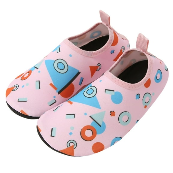 TAIAOJING Girls Water Shoes For Beach Pool Outdoor Lightweight Comfortable Sandals For Toddler Kids 2-10 Years Non- Sole Fashionable 4.5-5Y